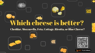 Which cheese is better? Cheddar, Mozzarella, Feta, Cottage, Ricotta or Blue Cheese?