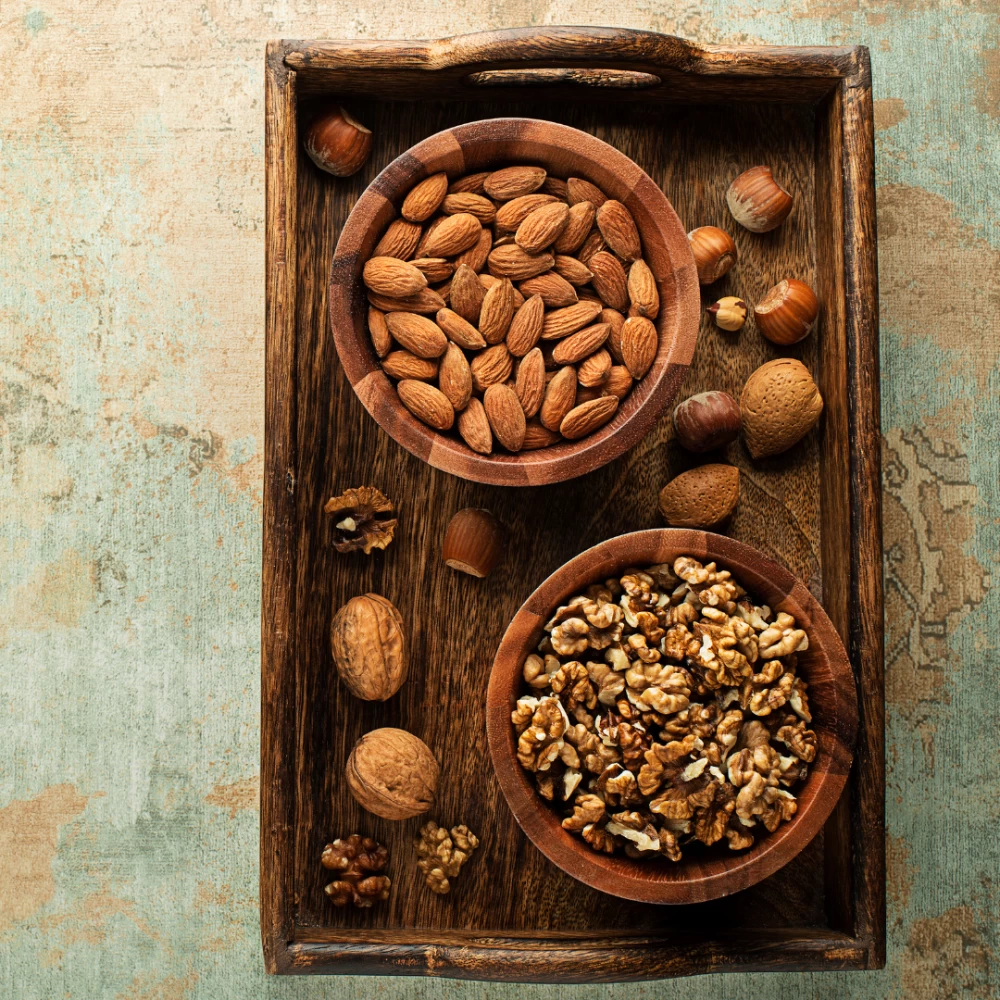 Which is healthier soaked walnuts or almonds.1