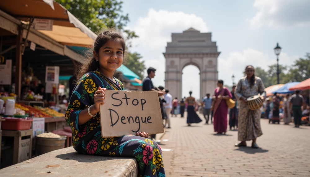 Home Dengue Kit with ORS, thermometer, repellent, and printed checklist