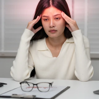 stress doctor in Dwarka flat lay blood pressure monitor and lab sheet