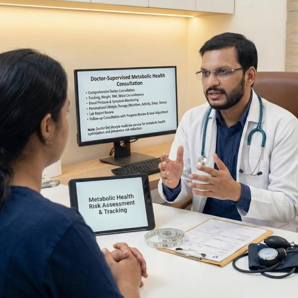 lifestyle consultation in Dwarka with metabolic reports and clinical assessment tools