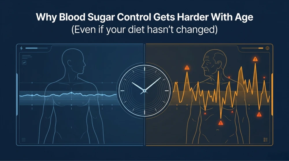Aging increases metabolic friction leading to higher glucose variability and faster cellular decline