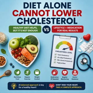 diet alone cannot lower cholesterol