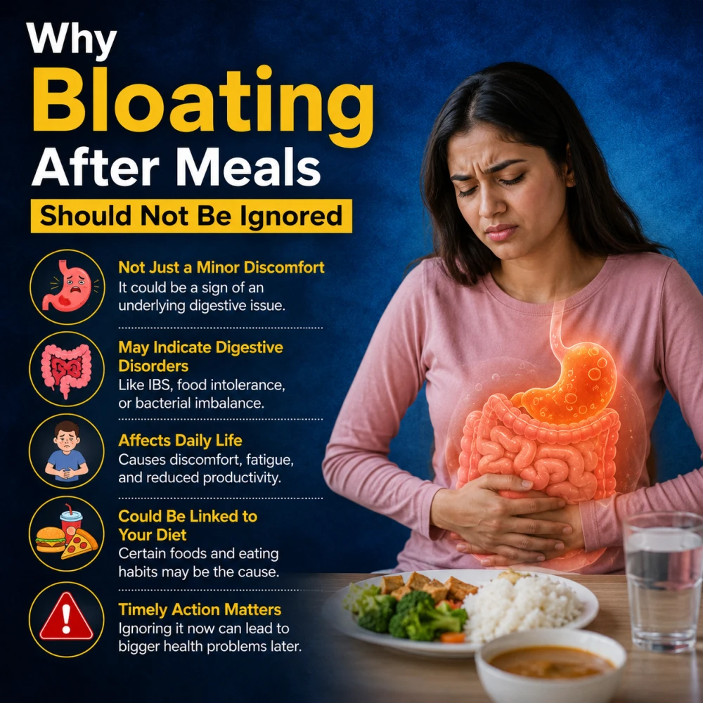 bloating after meals