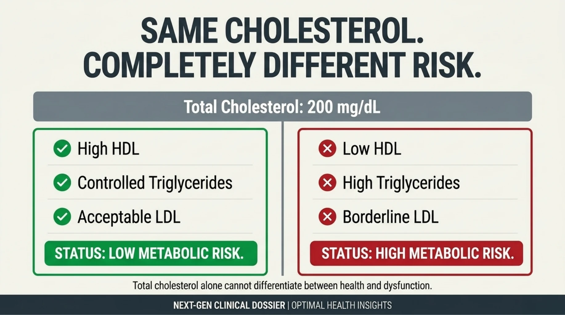 Lipid profile acting as a metabolic snapshot reflecting insulin balance, fat metabolism, and cardiovascular risk