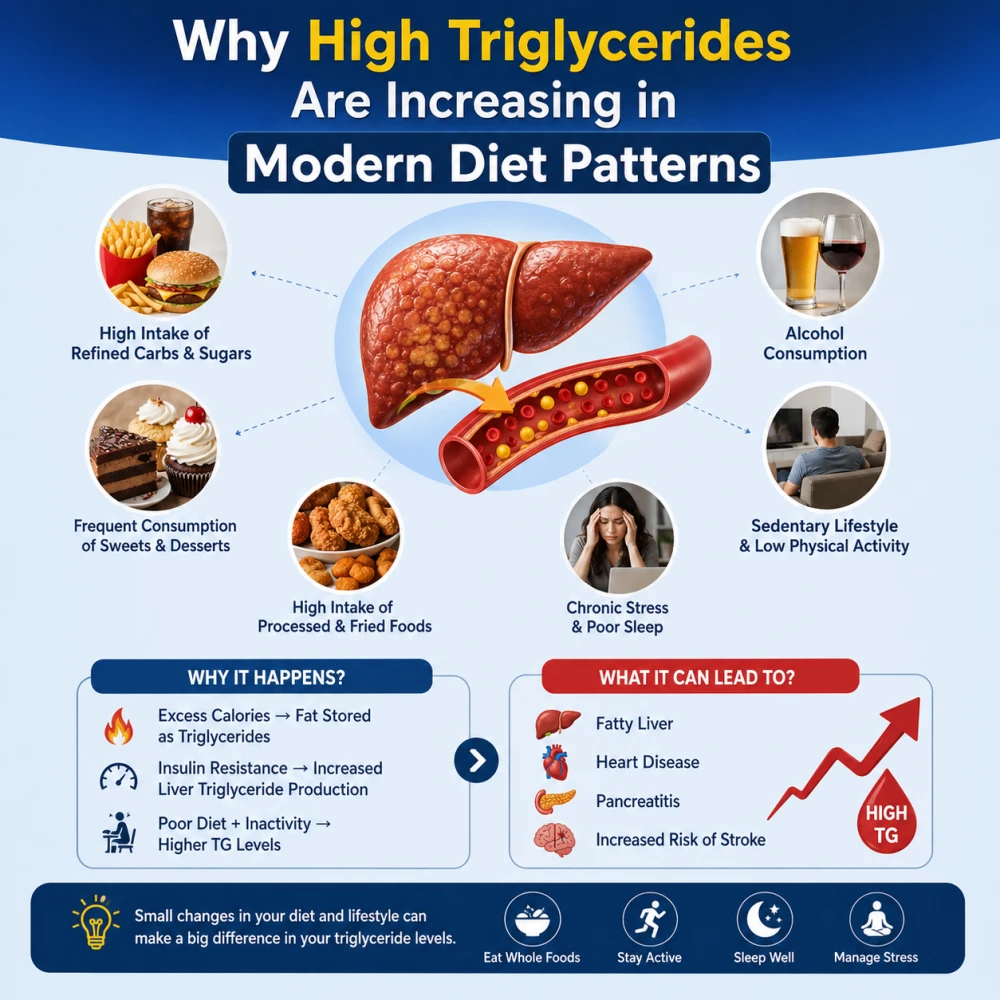 high triglycerides modern diet