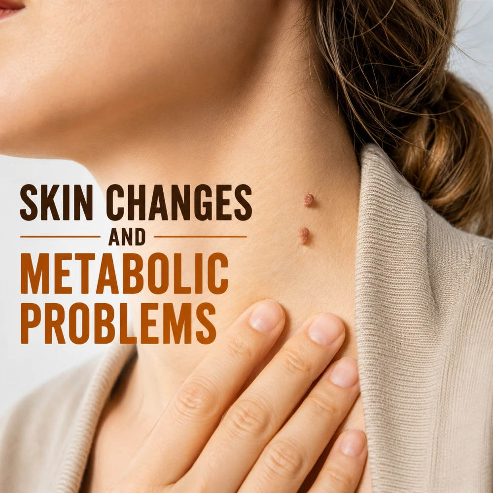 skin changes and metabolic problems