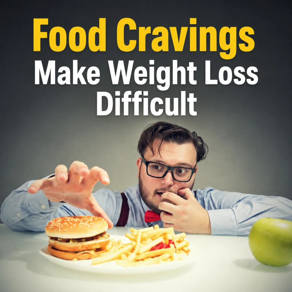 food cravings make weight loss difficult