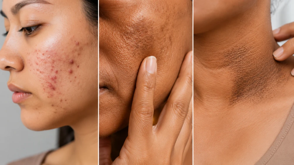 skin changes and metabolic problems