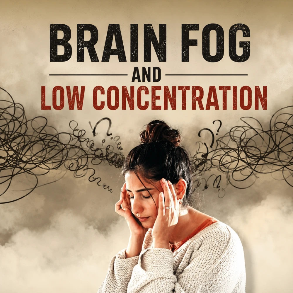 brain fog and low concentration