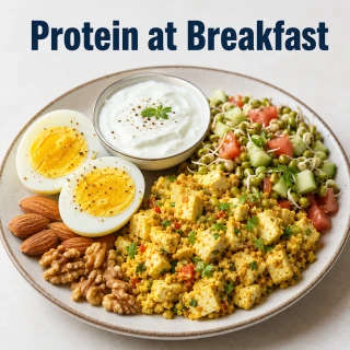 protein at breakfast