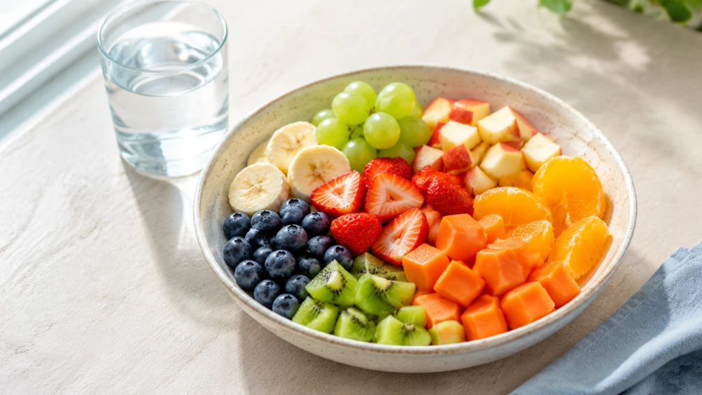fruit-only breakfast