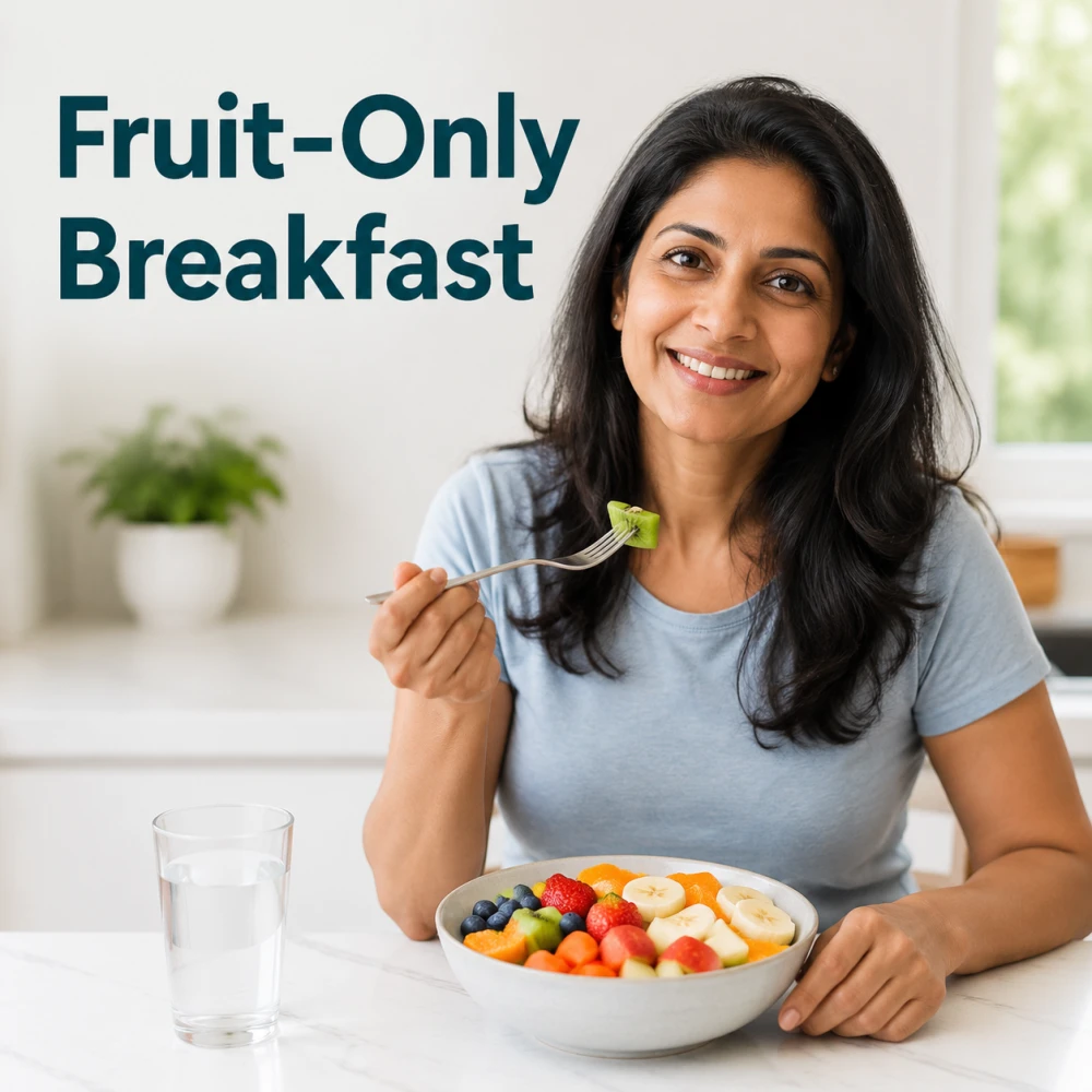 fruit-only breakfast