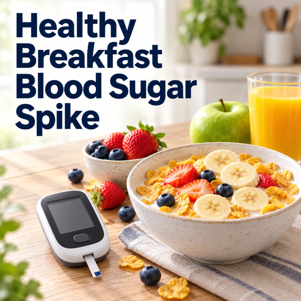 healthy breakfast blood sugar spike