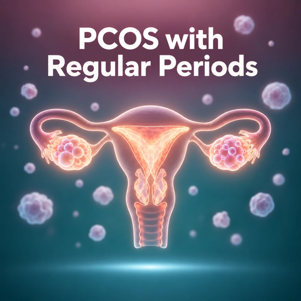 PCOS with regular periods