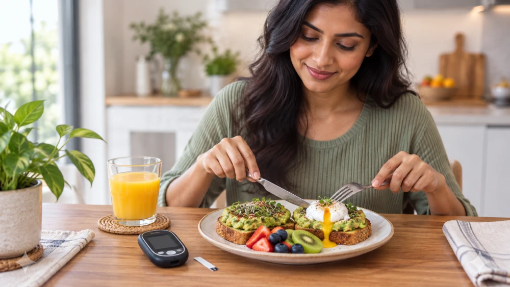 healthy breakfast blood sugar spike