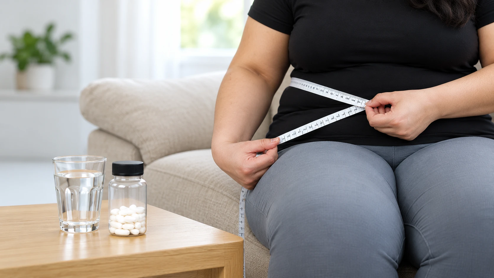 Doctor discussing weight history and health reports during a weight management consultation