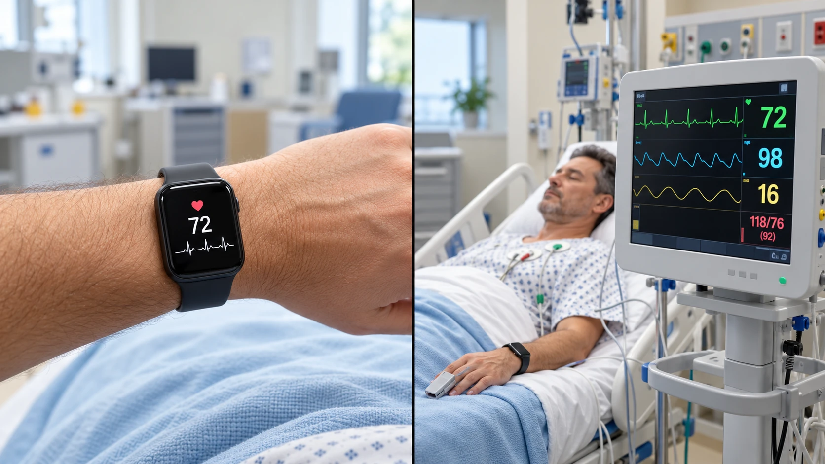 smartwatch vs medical heart monitor