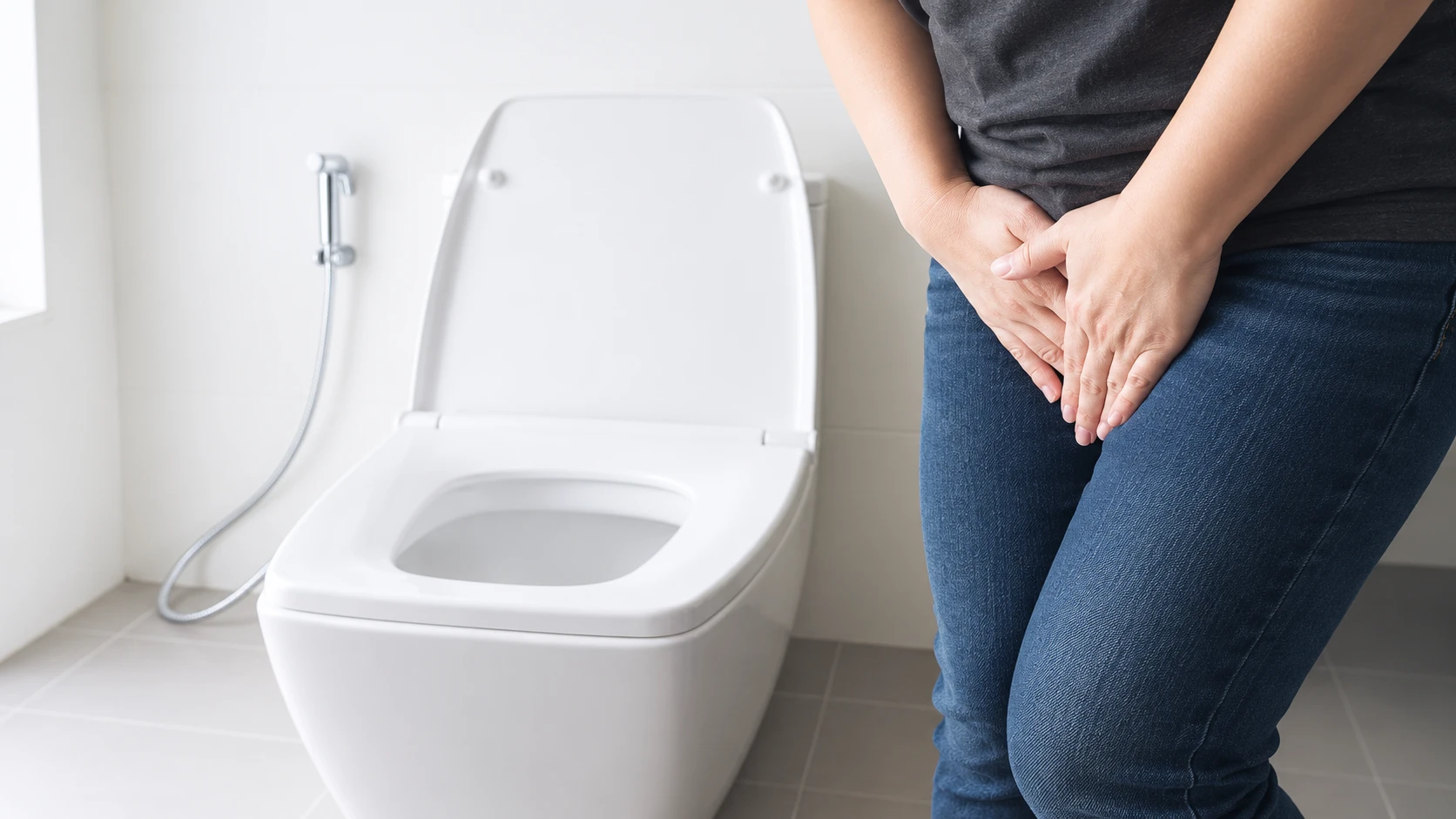 Patient discussing frequent urination with a doctor