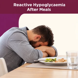 reactive hypoglycaemia after meals