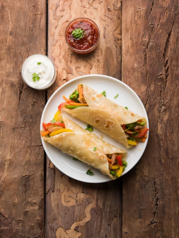 Veg Paratha Roll