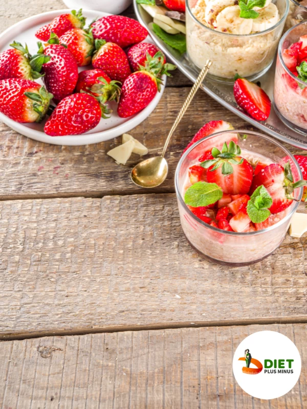 Overnight oats with berries