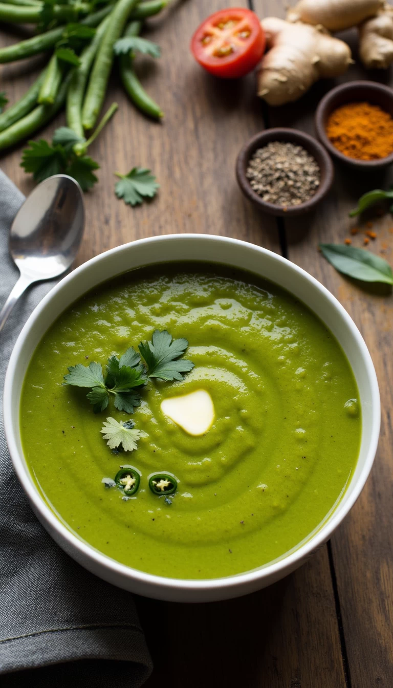 Spicy Green Bean Soup