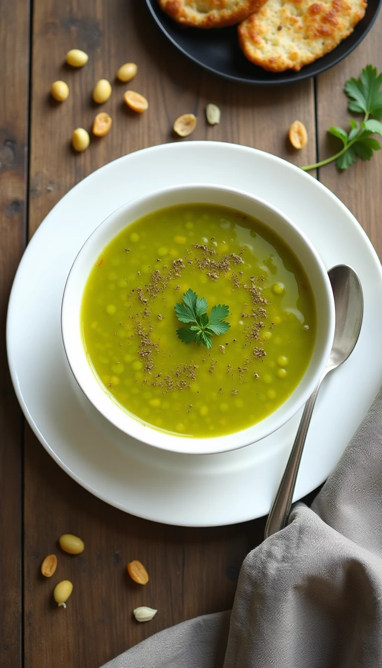 Green Moong Clear Soup