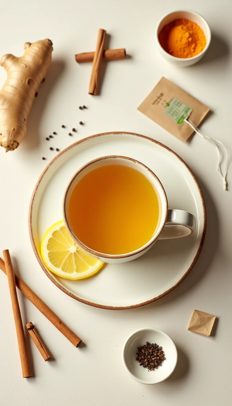 Turmeric ginger tea