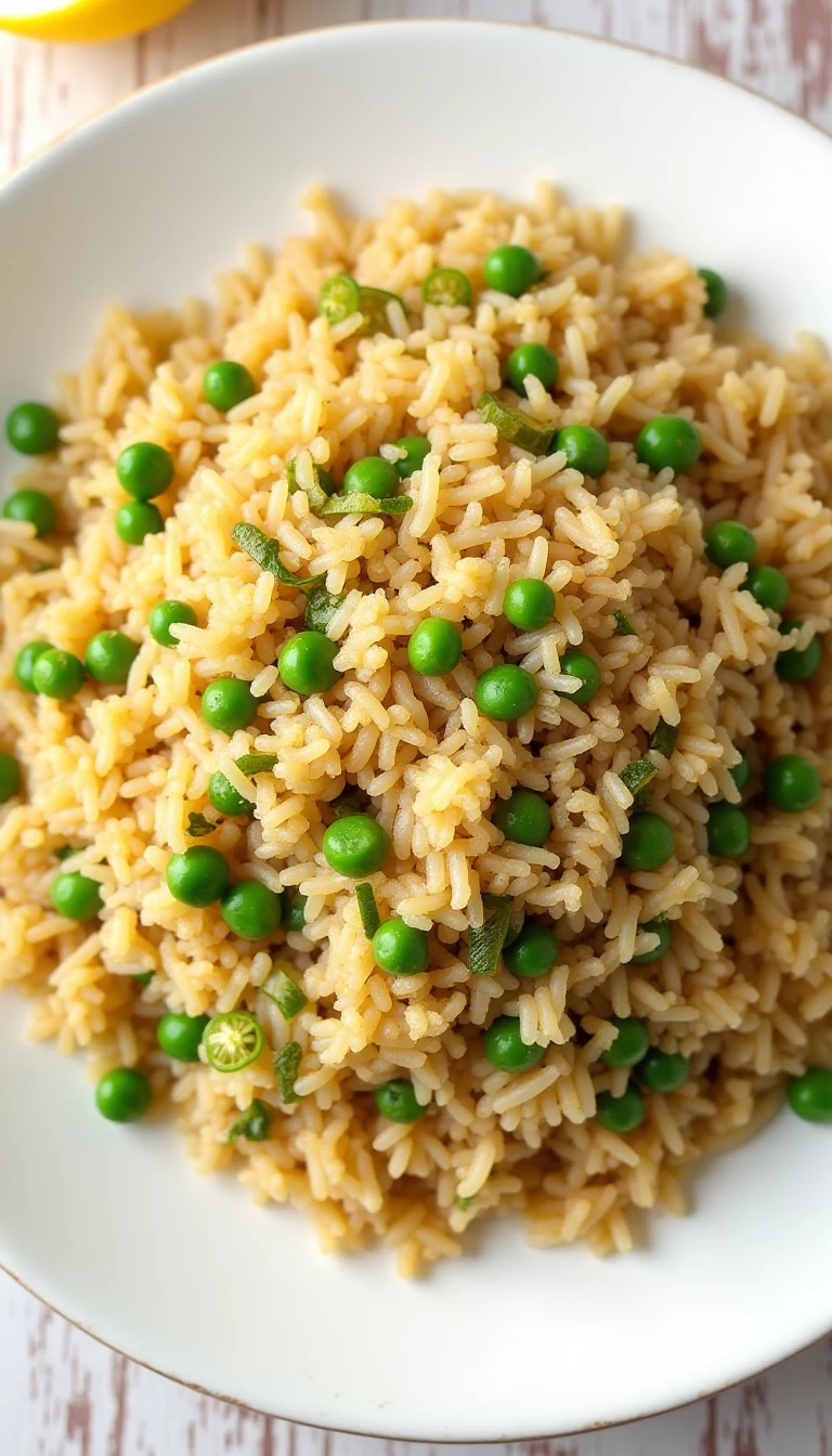 Ginger Peas Rice