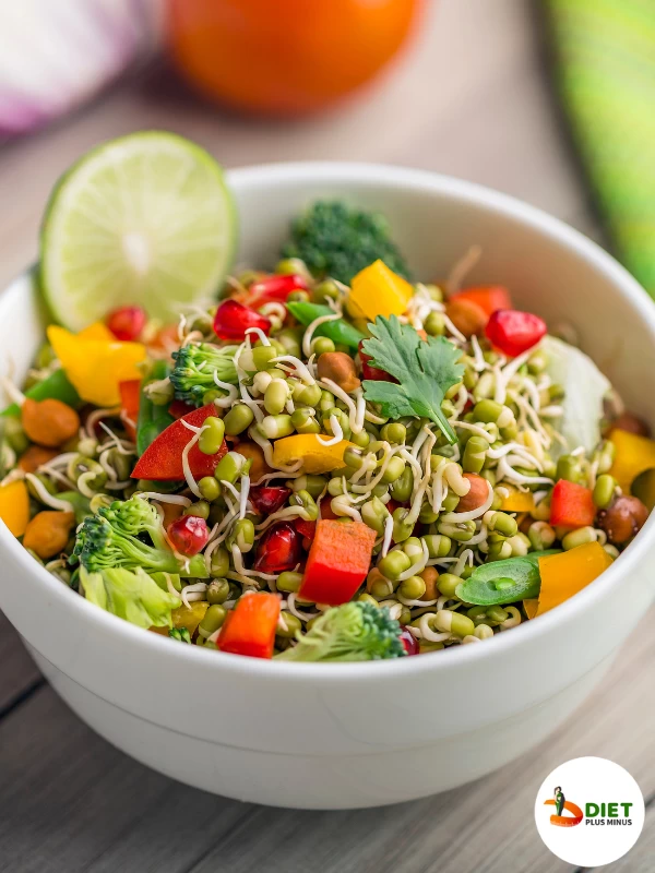 Beet and sprouts salad