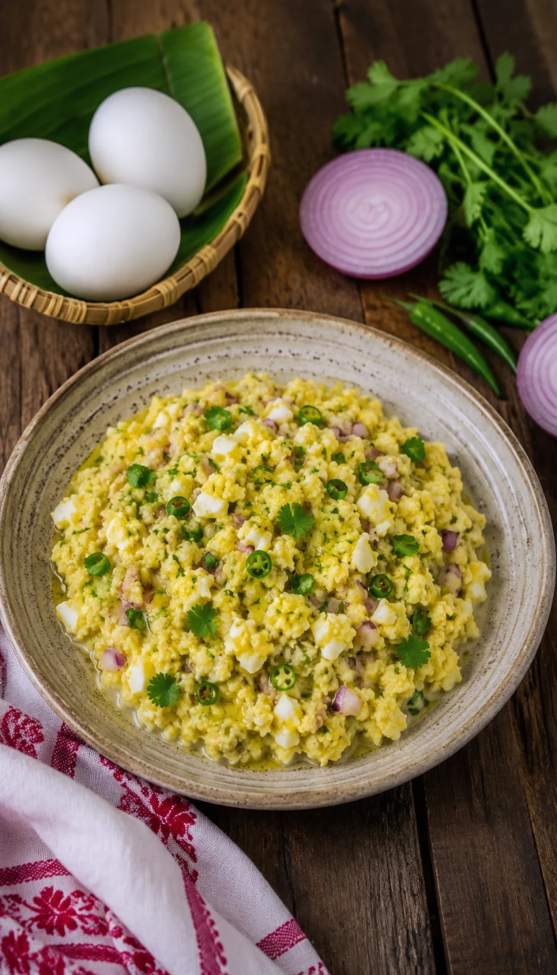 Egg Pitika (Assamese Style)