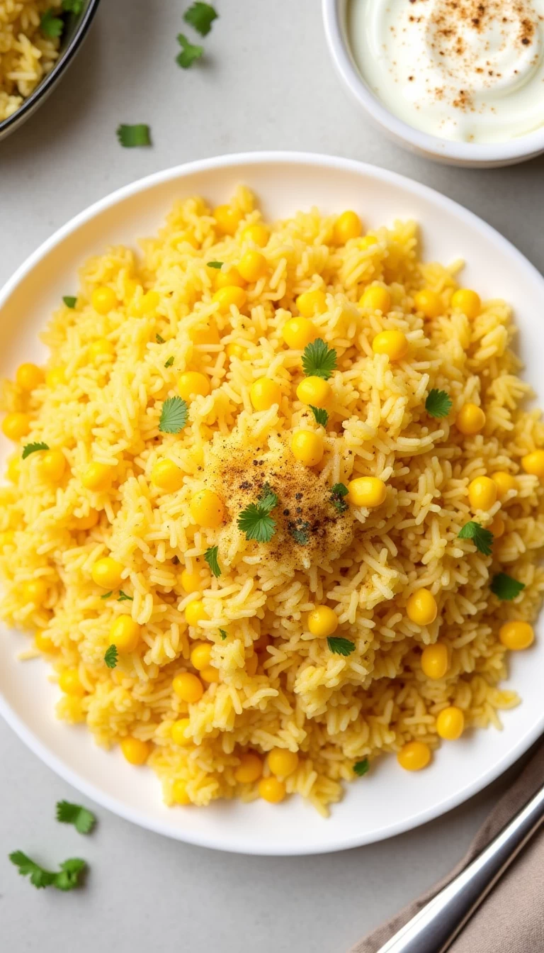 Corn Masala Rice