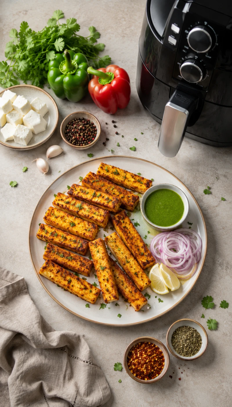 Air Fryer Paneer Fingers