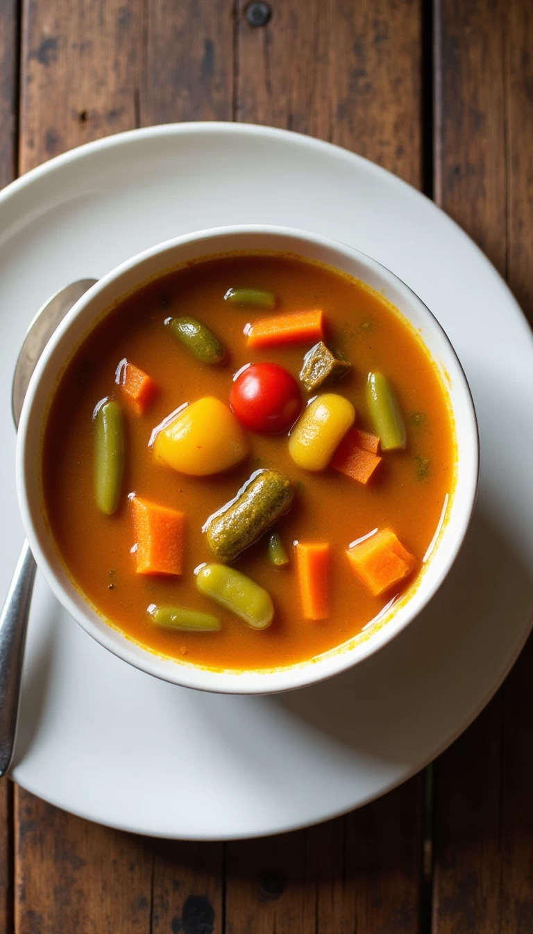 Vegetable Sambar Soup