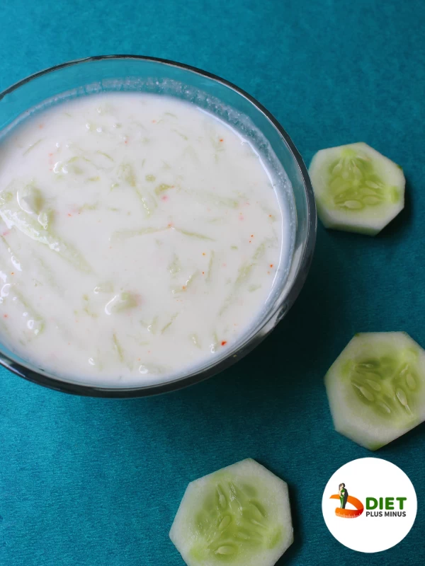 Cucumber and Flax Seeds Raita