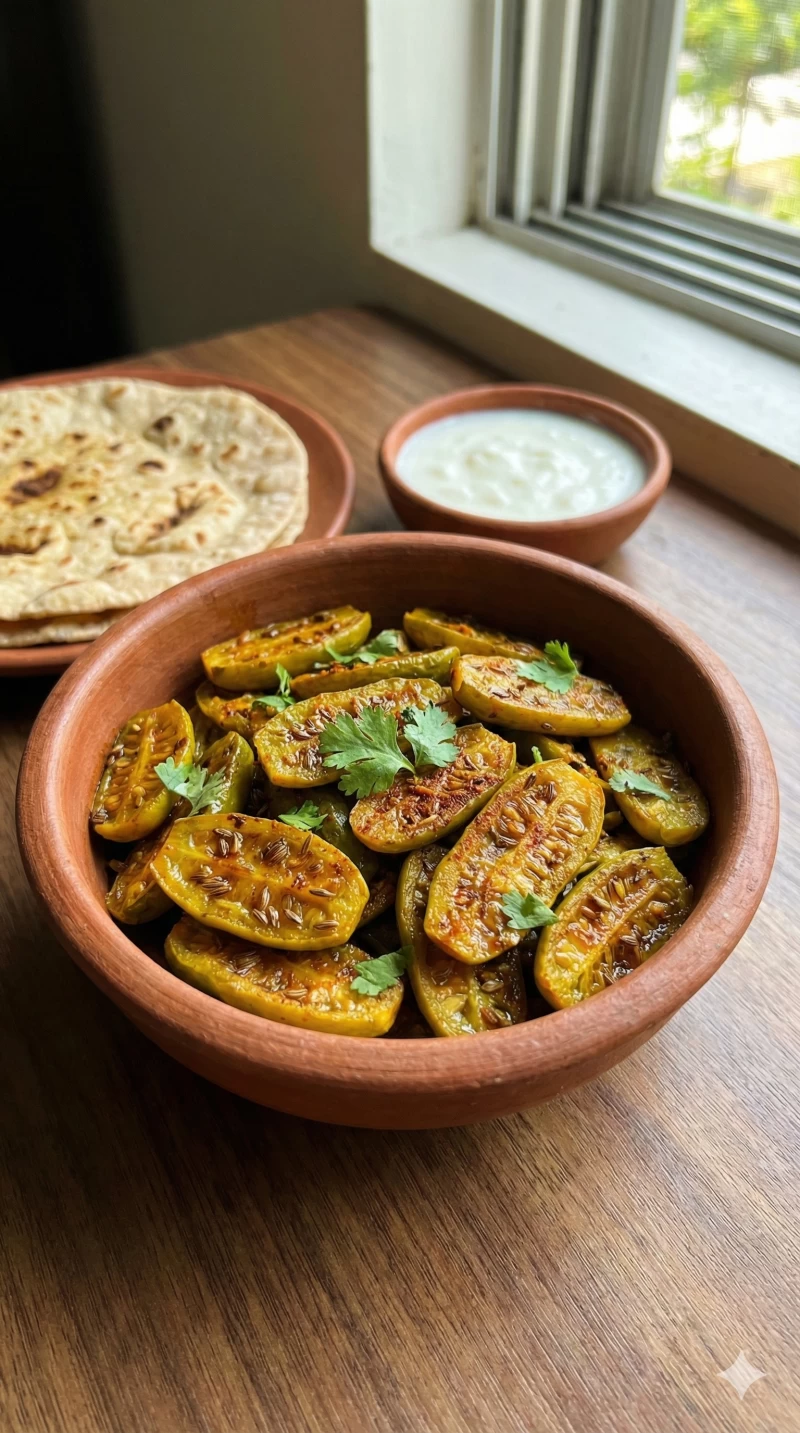 Ivy Gourd (Tindora) Jeera Fry