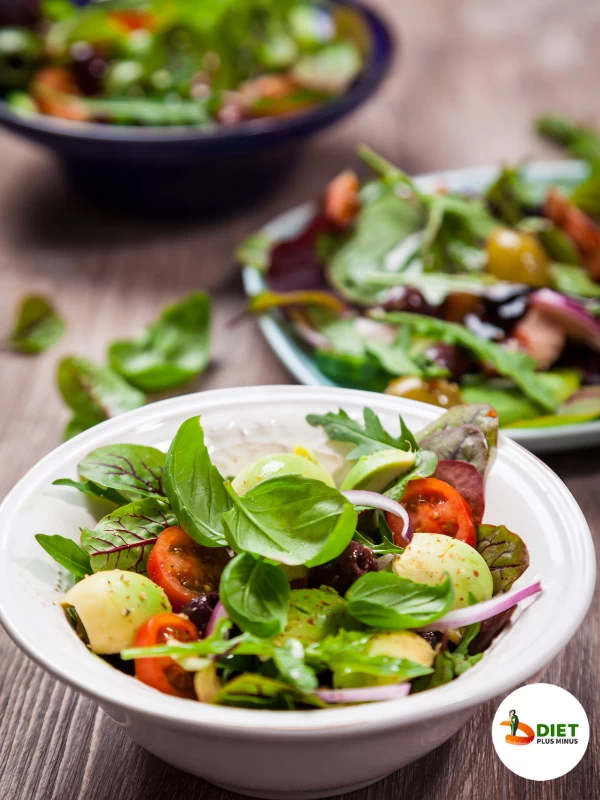 Diet +/- Veggie salad 1