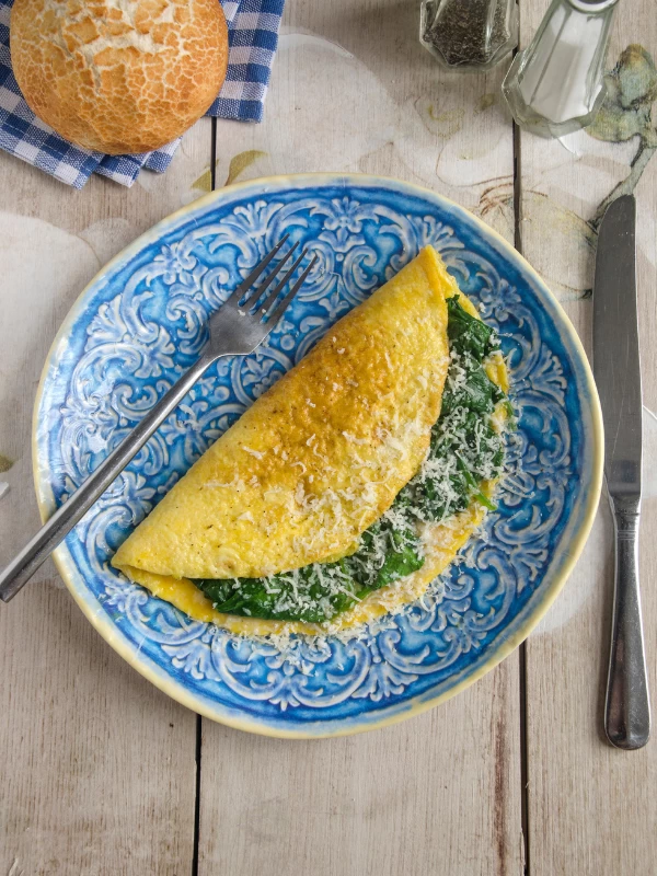 Spinach Omelette