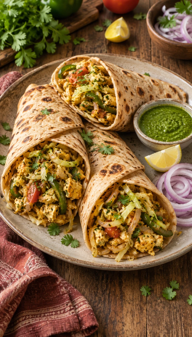Cabbage Egg Stir-Fry Wrap