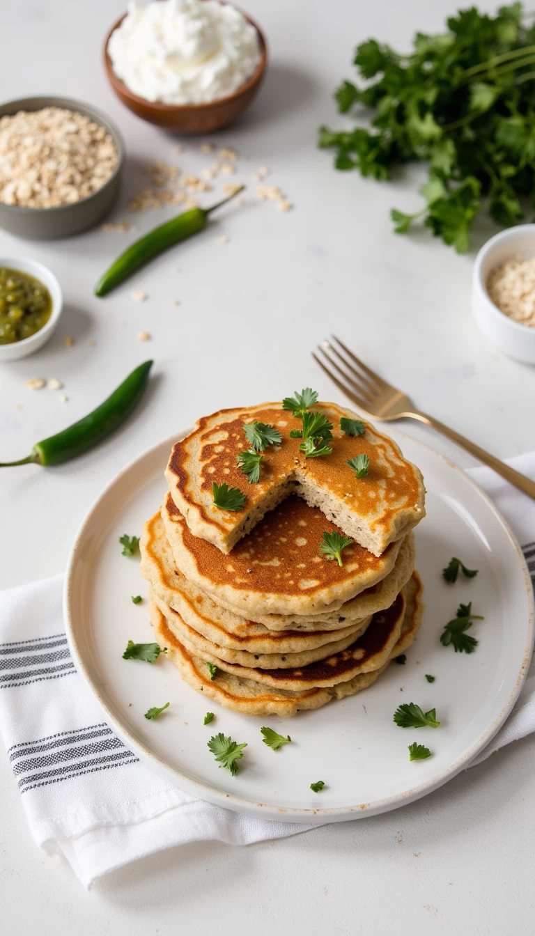 Oats and Soya pancakes
