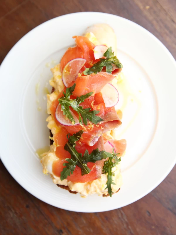 Egg with Smoked Salmon