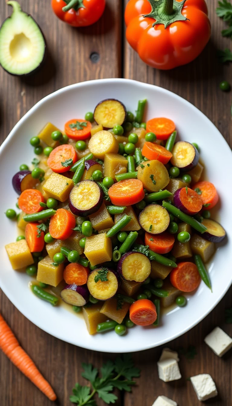 Diet +/- Mix Veg 9 (Paneer, Egg plant, Beans, Bottle gourd, Peas, Carrot)