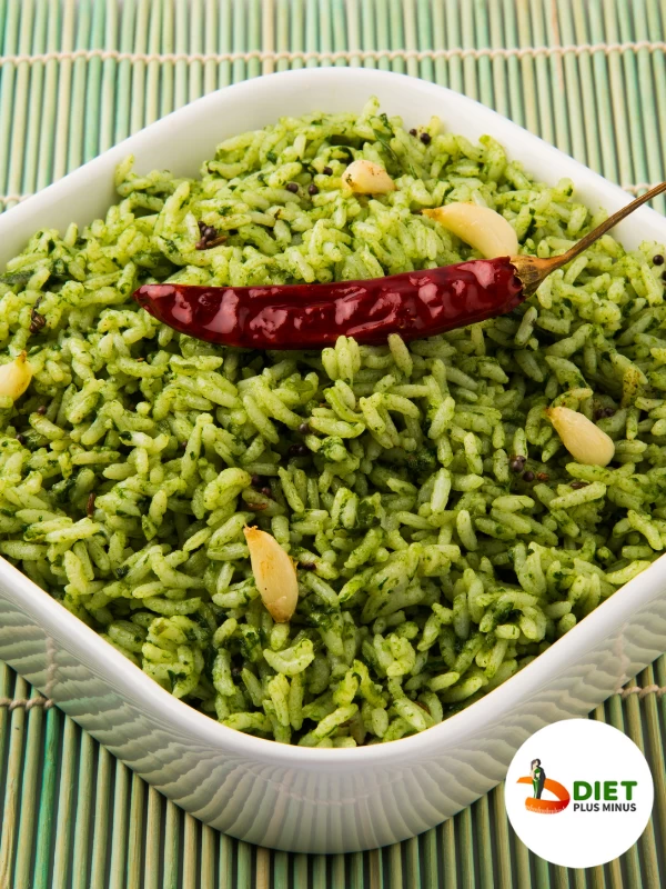 Palak Khichdi with Brown Rice