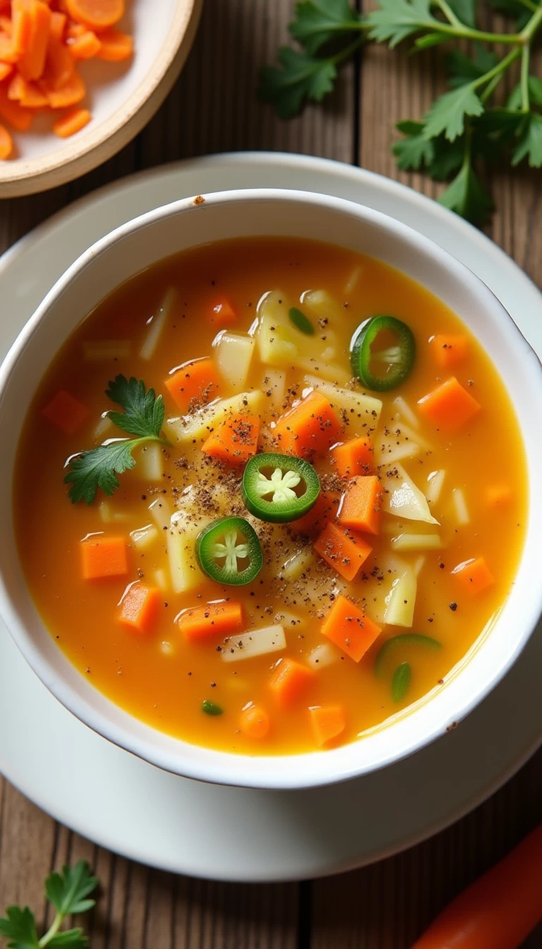 Cabbage Carrot Soup