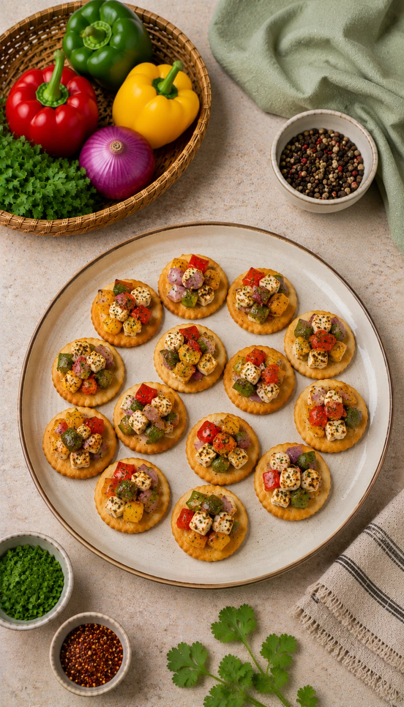 Paneer Pepper Topping