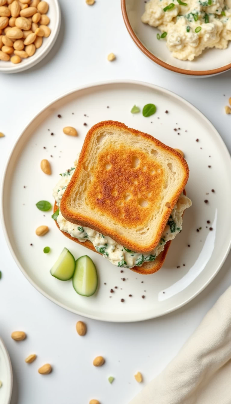 Peanut Curd Sandwich