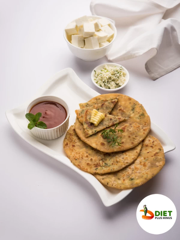 Paneer Paratha (Low GI)