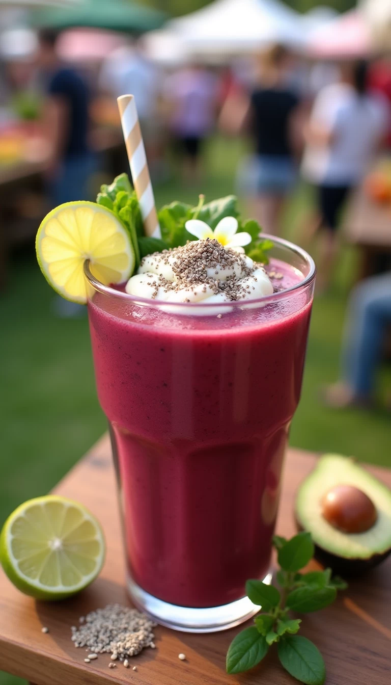 Beetroot-Avocado Green Smoothie