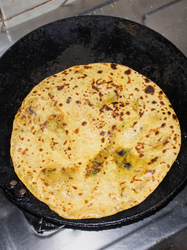 Kuttu k aate ka paratha